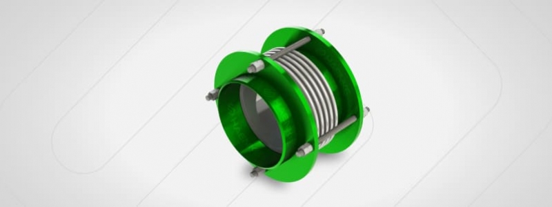 Junta de expansión de metal axial y amortiguador de vibraciones