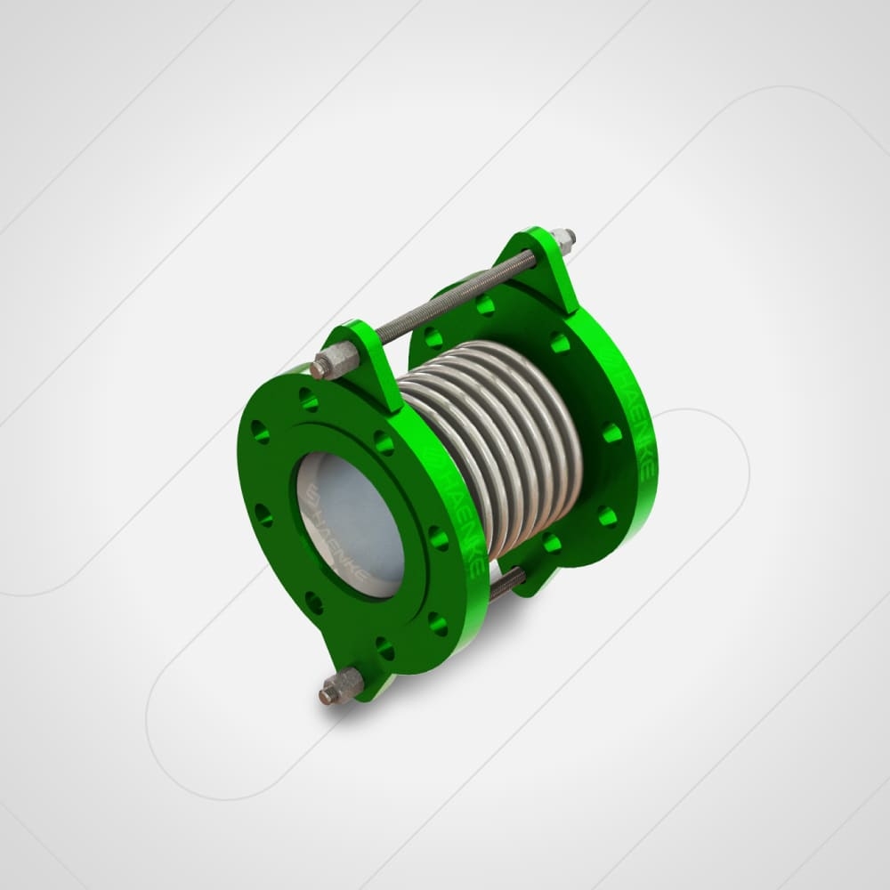 Junta de expansión de metal axial con tensores
