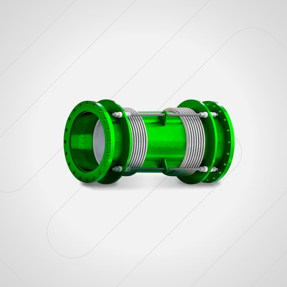 Junta de expansión metálica universal con bridas